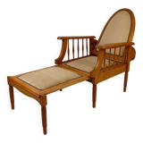 Morris beech lounge chair, Art Deco, France, Circa 1925