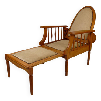 Morris beech lounge chair, Art Deco, France, Circa 1925