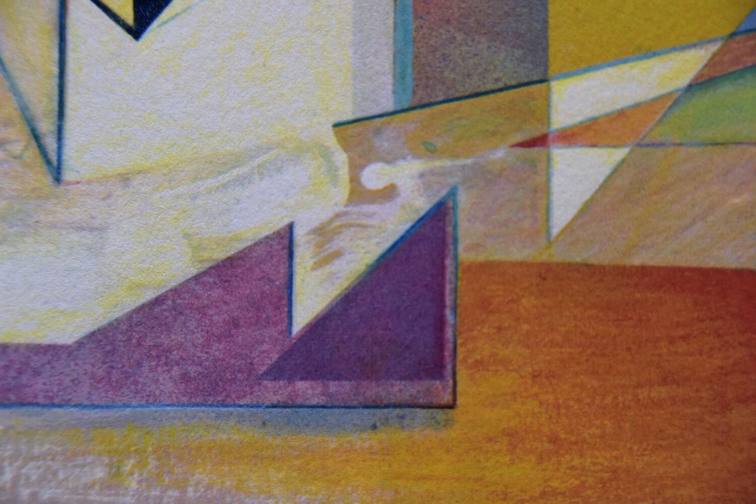 Mondschiff, Original Serigraph by Peter Foeller, 1990