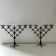 Pair of brutalist candlesticks