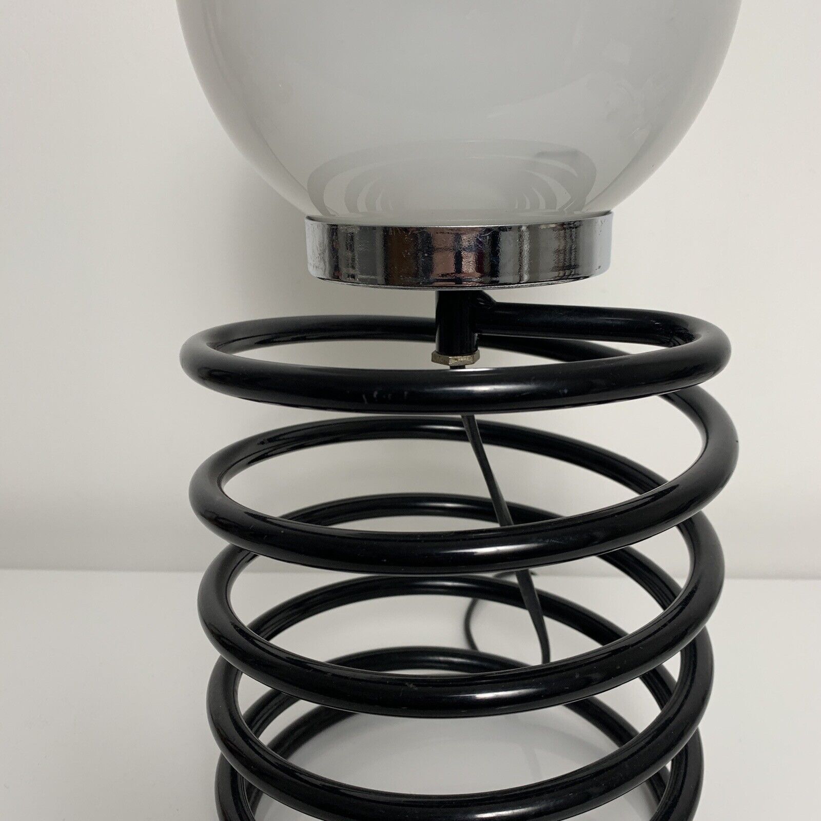 Vintage spring lamp black style Ingo Maurer Grand Modele