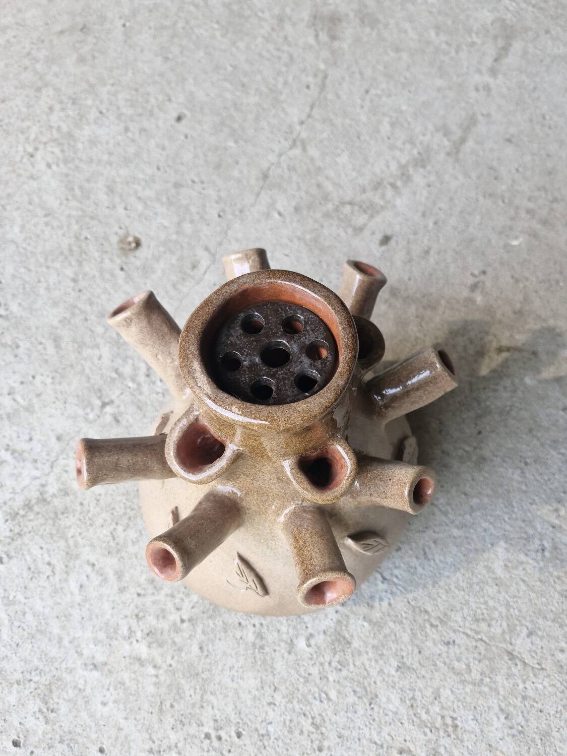 Anemone single-flower vase or candle holder