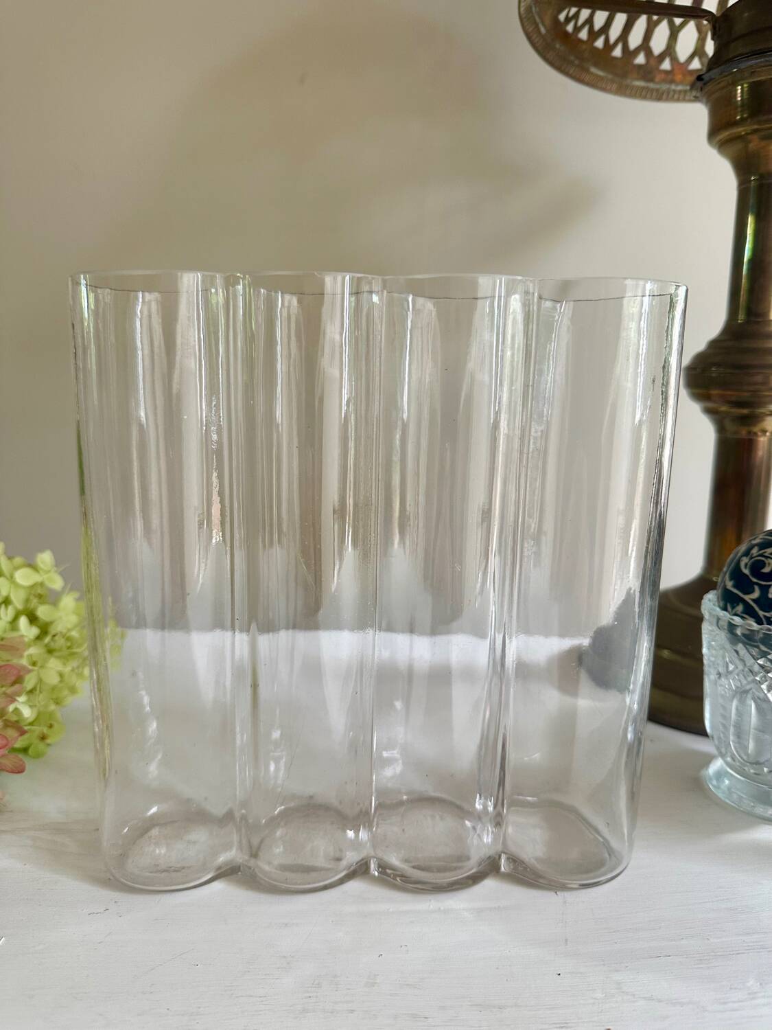 Glass tube vase