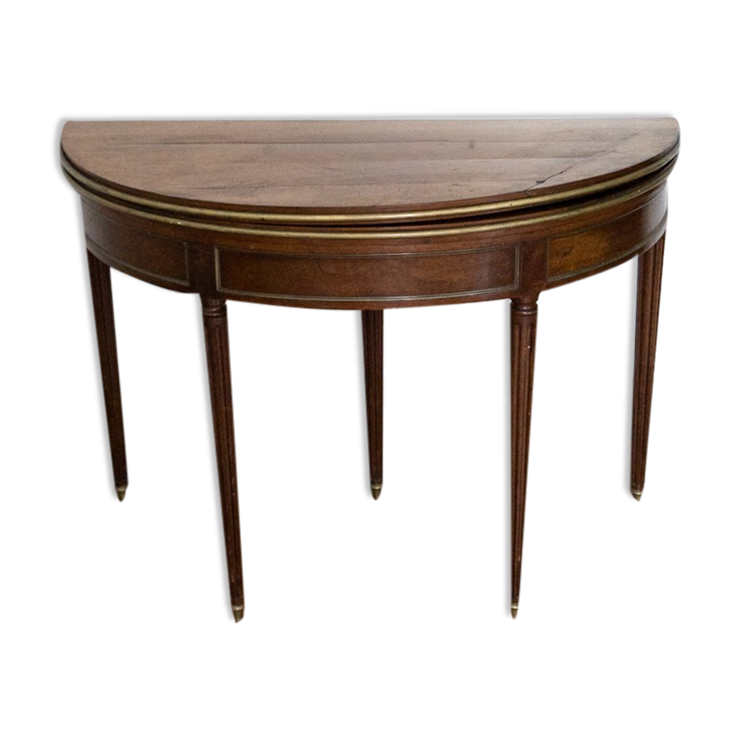 Game table Louis XVI half-moon