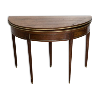 Game table Louis XVI half-moon