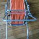 Folding camping children's chair, vintage 1970s