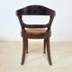 Chaise ancienne de style Louis Philippe en bois et cannage