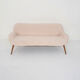 Canapé scandinave en laine bouclée, Danemark années 1960