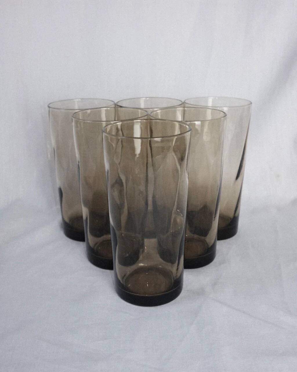 6 verres fumés long drink