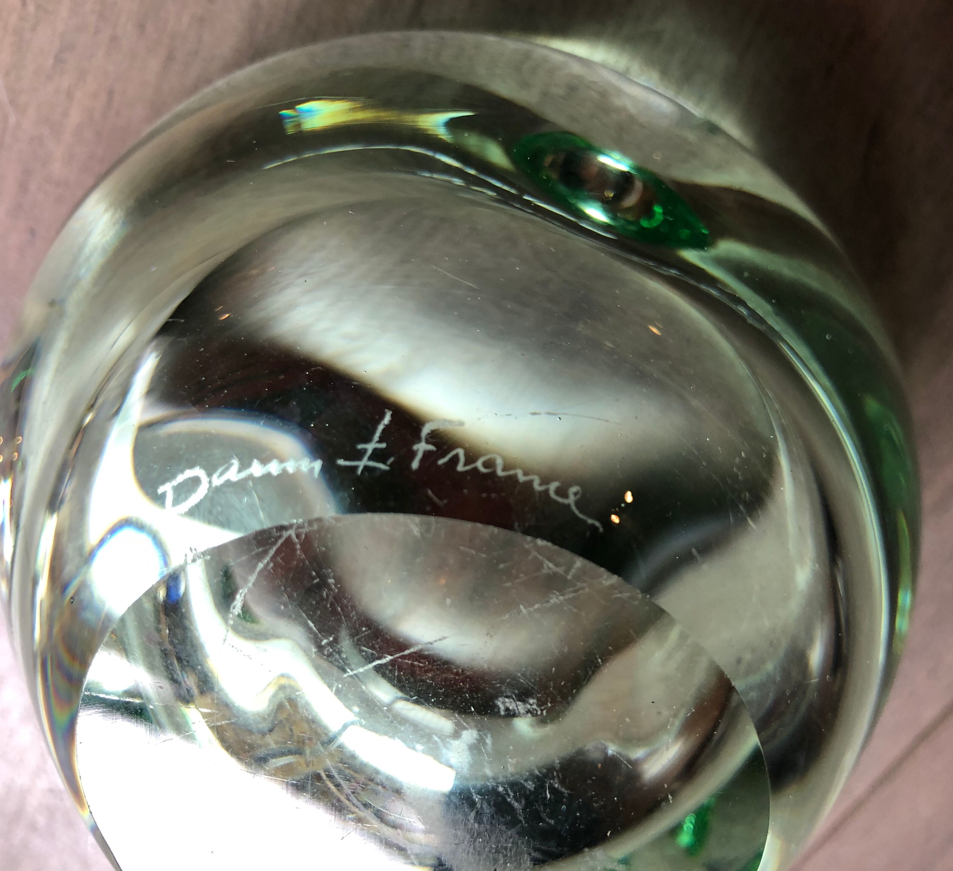 Crystal ashtray "Daum France"