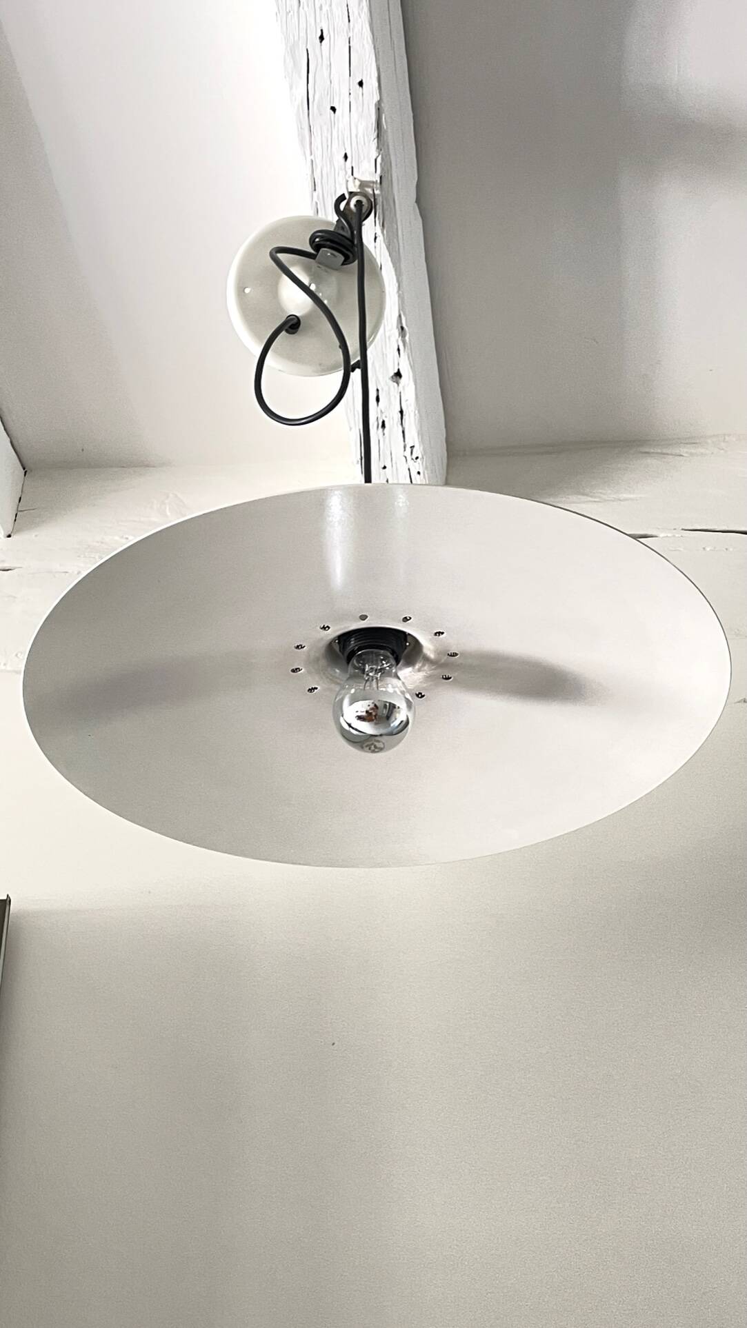 Aluminum Suspension Light, 1960s/70s