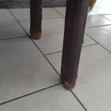 Vintage Brutalist Coffee Table in Solid Oak