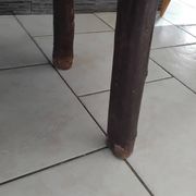 Vintage Brutalist Coffee Table in Solid Oak