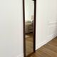 Scandinavian teak mirror — 123 x 32 cm