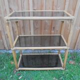 Rattan furniture, smoked shelf