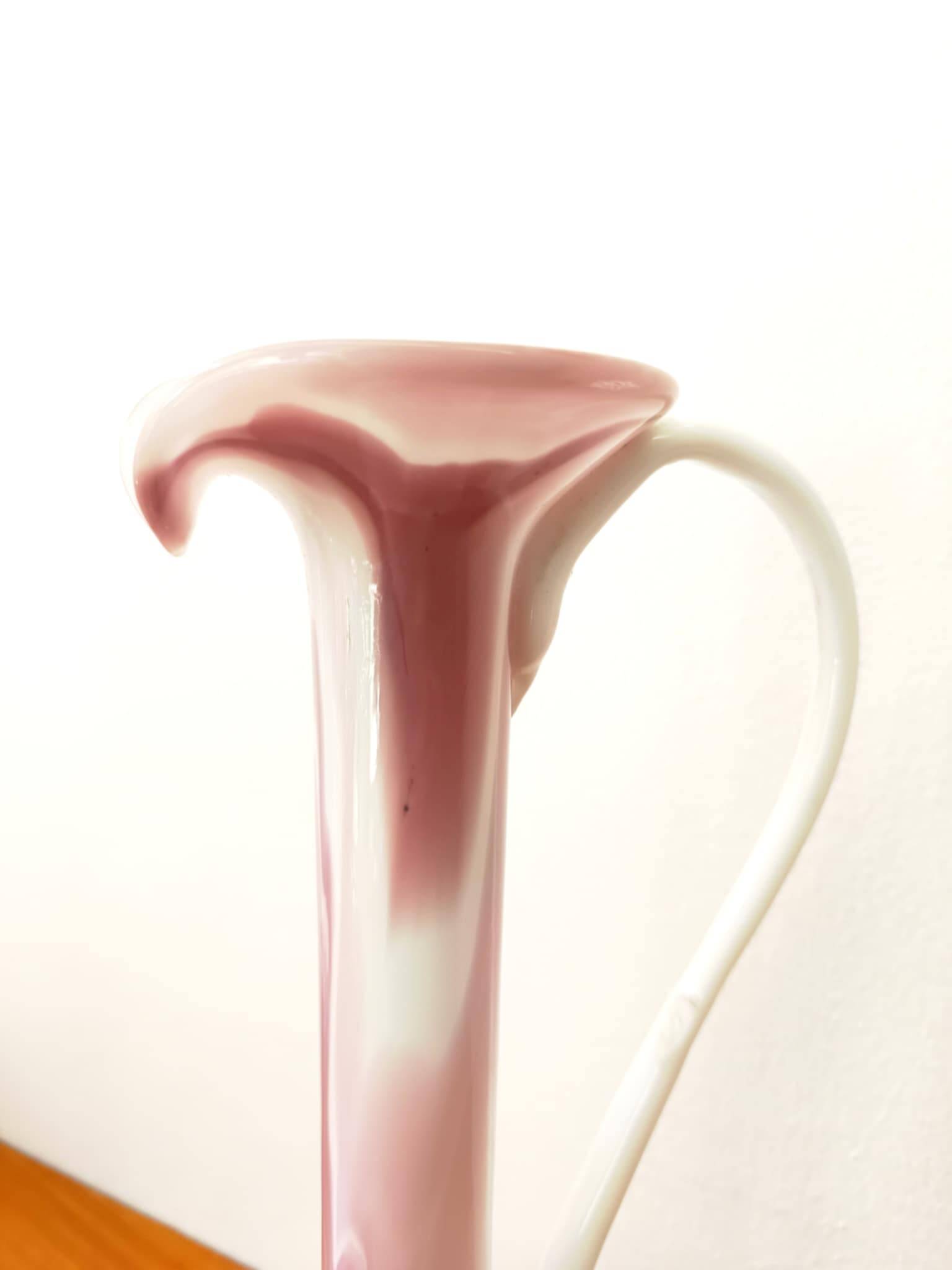 Pink Murano ewer