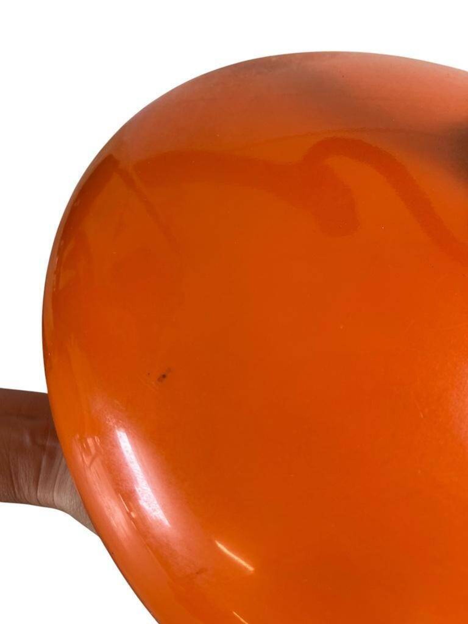 Vintage orange UFO chandelier / pendant light from the 70s