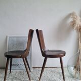 Set of 4 Scandinavian chairs from the 1960s.