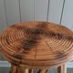 Rattan stool 1960