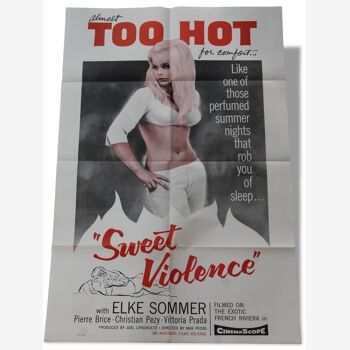 Original movie poster "Sweet Violence"