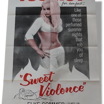 Affiche de cinéma originale "Sweet Violence"