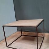 Pair of metal and cement sofa tips