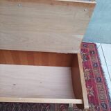 Vintage oak bench storage bench