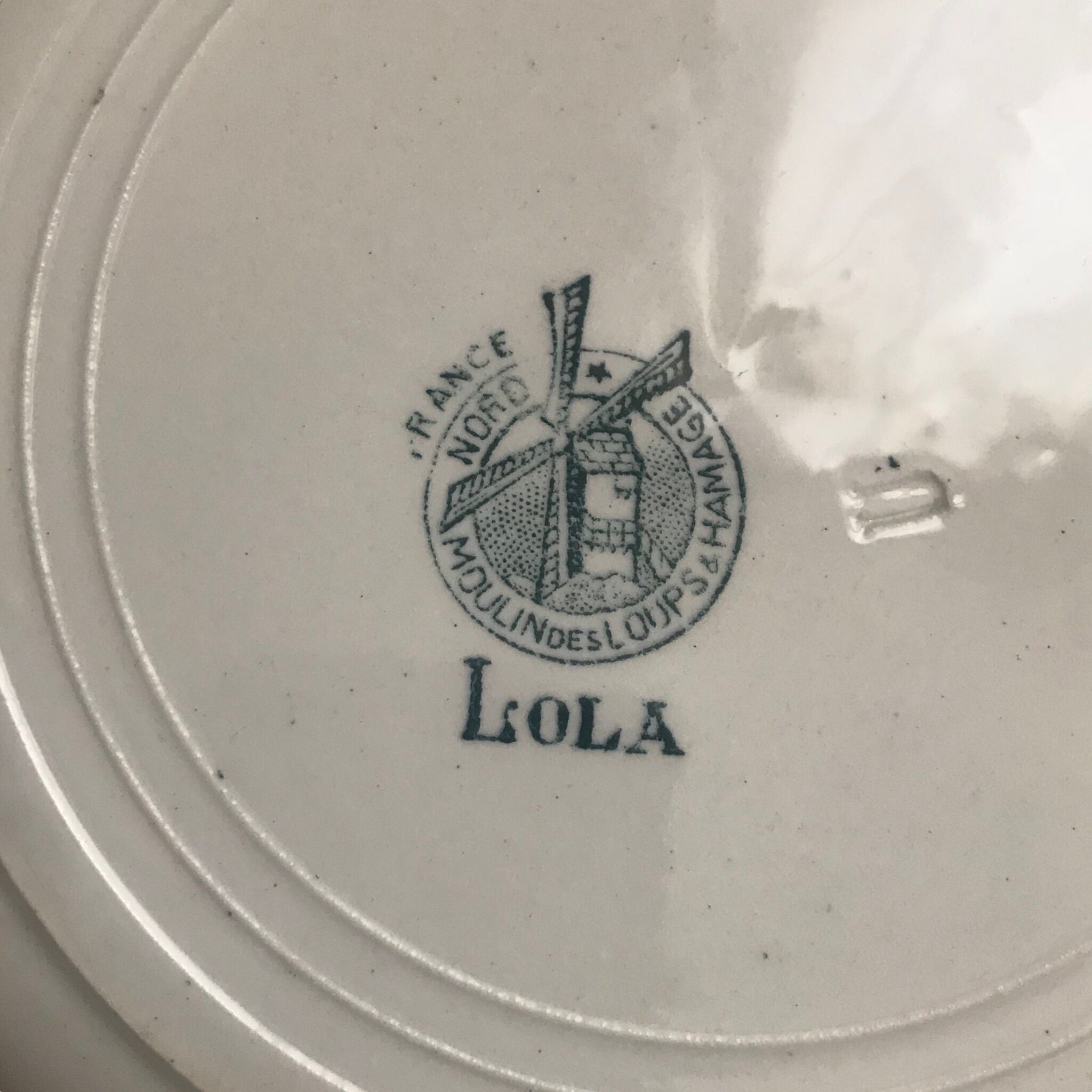 Lot of 3 plates iron earth Mill of wolves model Lola