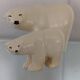 Polar Bear Duo from the Lilla Zoo series by Lisa Larson