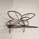 Butterfly magazine rack