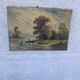 Huile sur toile, tableau ancien