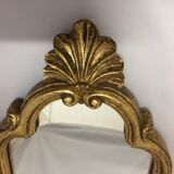 Gilded wooden mirror - 39x16cm