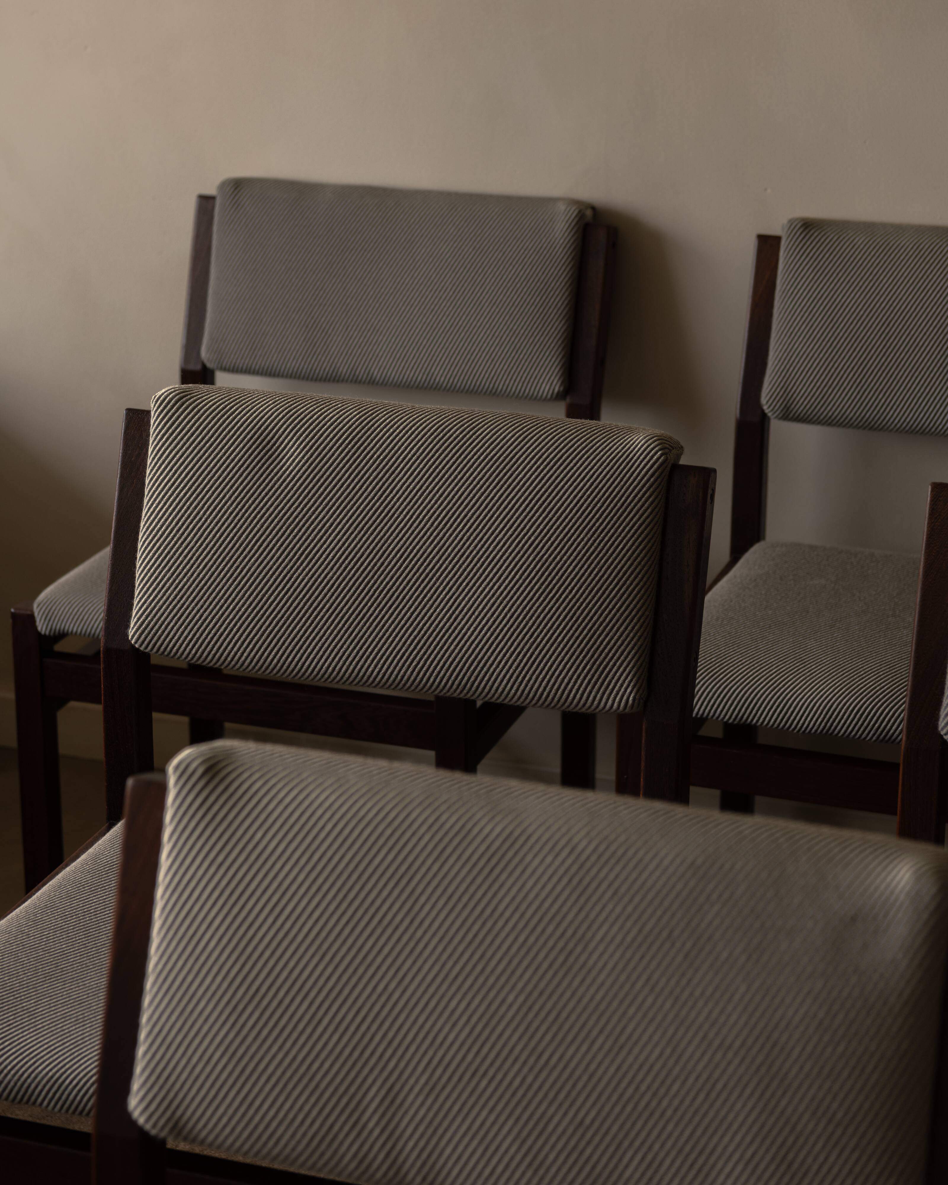Set de 6 chaises de salle à manger Pastoe SA07 par Cees Braakman – Série japonaise, 1960