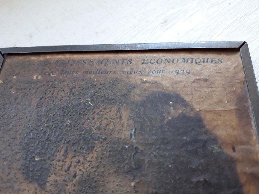 Hand mirror year 1929 23x9cm