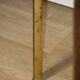 Vintage side table in rosewood & bronze – 1960s