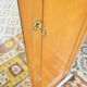 Armoire bois blond années 60
