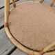 Vintage bamboo and rattan coffee table