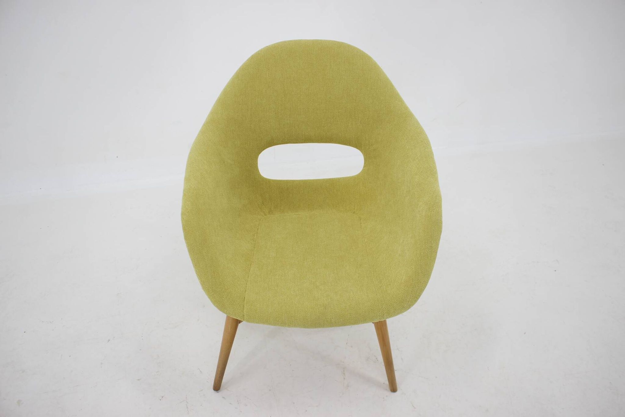 1960s Miroslav Navratil Shell Lounge Chair, Czechoslovakia