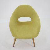 1960s Miroslav Navratil Shell Lounge Chair, Czechoslovakia