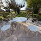 Salon de jardin fer forgé