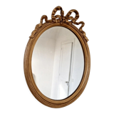 Old oval mirror