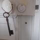 Old carpenter's interior door