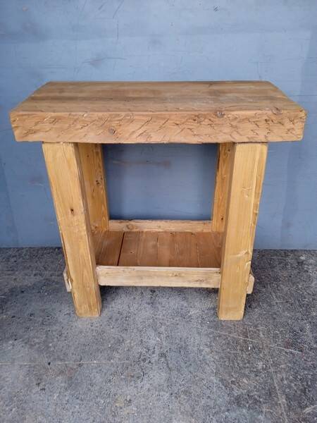 Workbench 90cm old solid wood