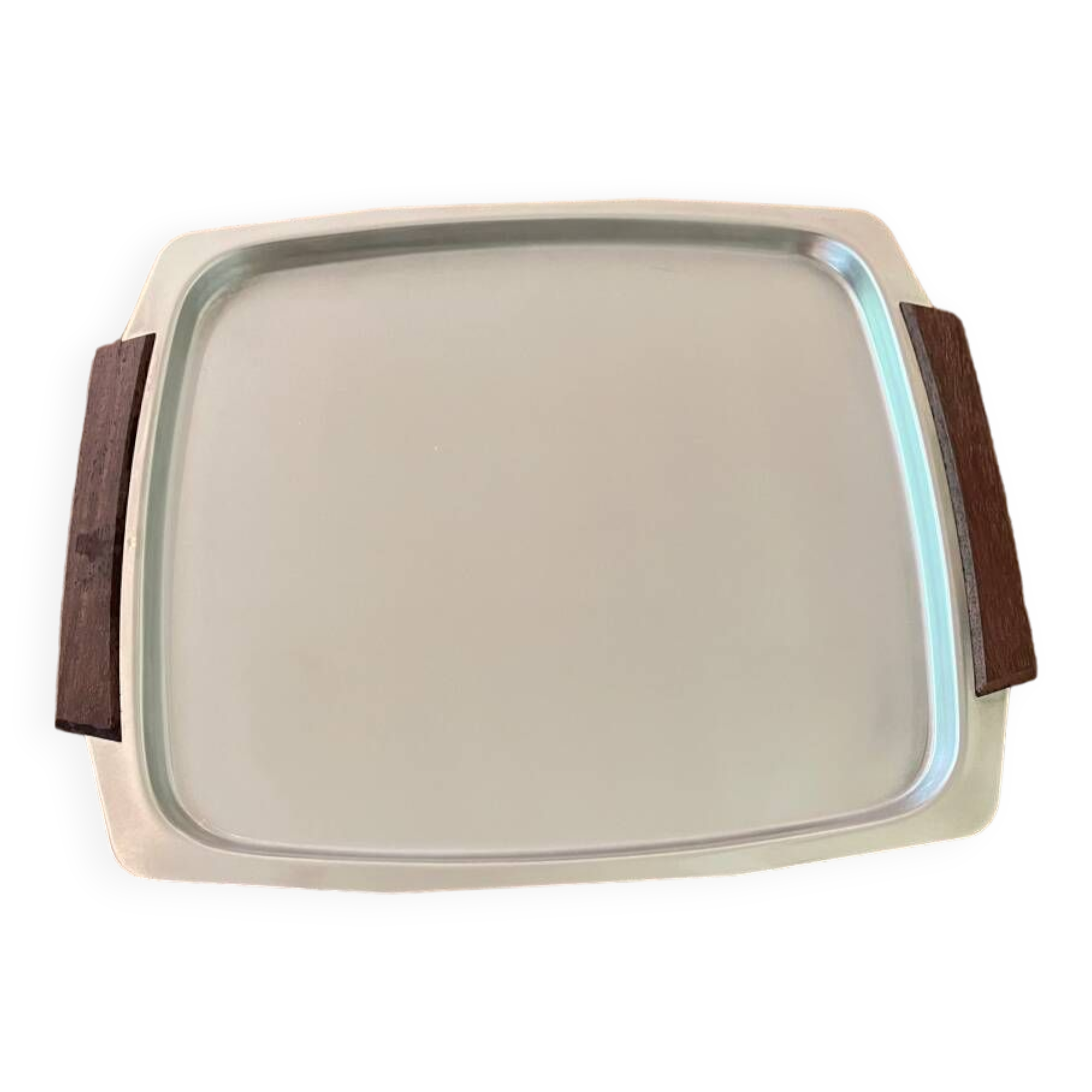 Vintage stainless steel tray Made in Hong Kong