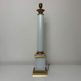 Pied en bronze doré et opaline classique empire