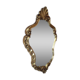 Miroir en bois avec dorure 80x50cm