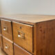 Small antique work cabinet with 6 drawers.