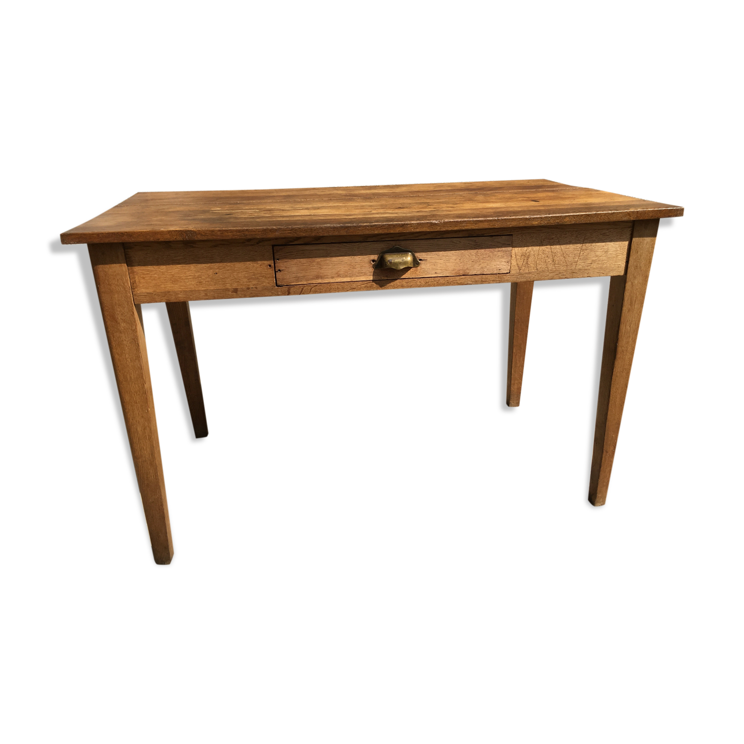 Table in solid oak, 50s