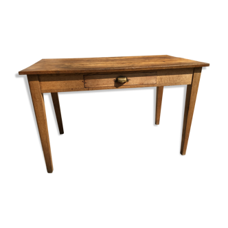 Table in solid oak, 50s