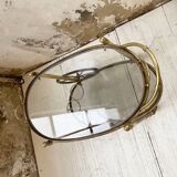 Cart serves brass bar